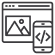 Web app design Icon